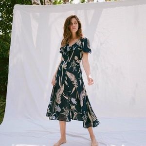 Christy Dawn - Blue Jasper Floral Daisy Dress